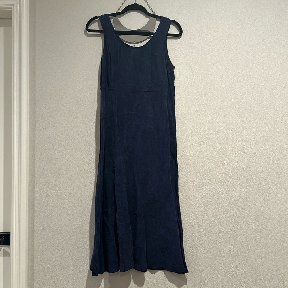 Dark blue maxi dress